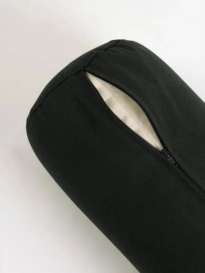 Yoga Studio Organic Cotton Buckwheat Lotus Meditation Bolster Cushion - Image 24