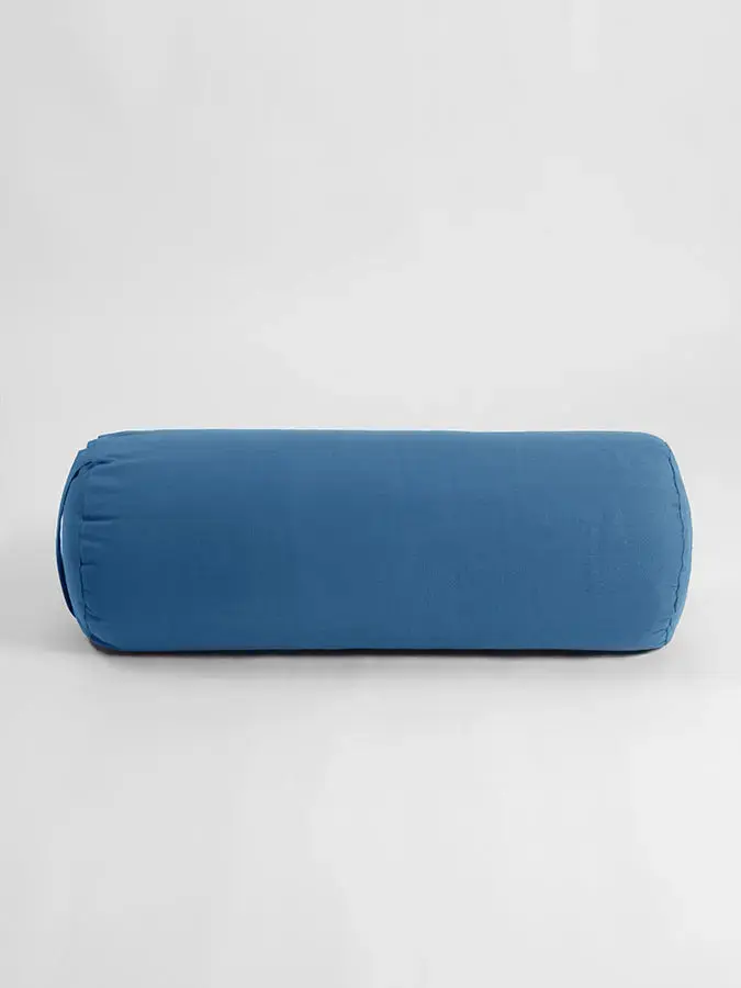 Yoga Studio Organic Cotton Buckwheat Lotus Meditation Bolster Cushion - Image 3