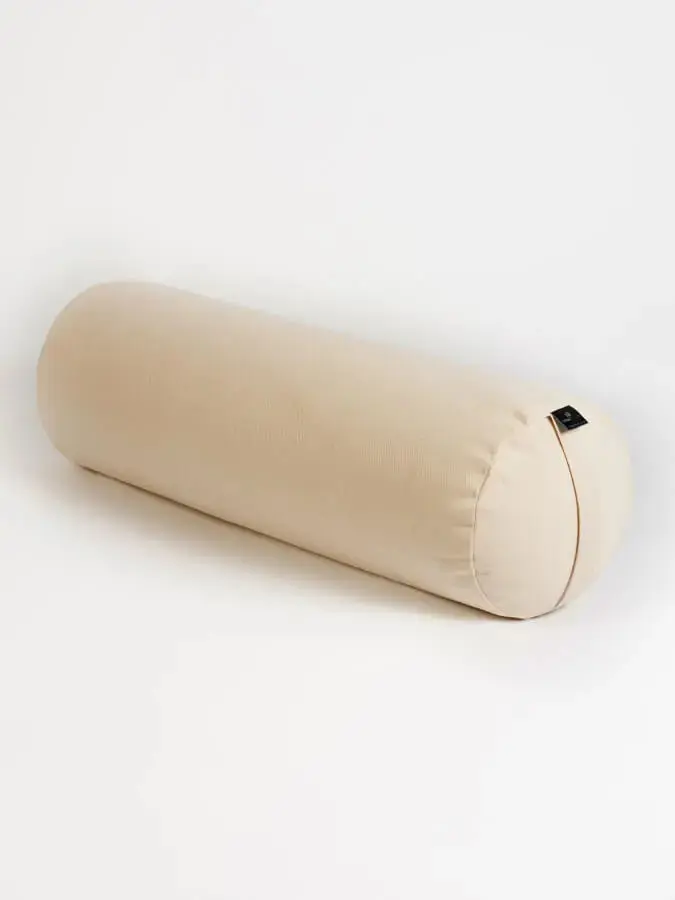 Yoga Studio Organic Cotton Buckwheat Lotus Meditation Bolster Cushion - Image 32