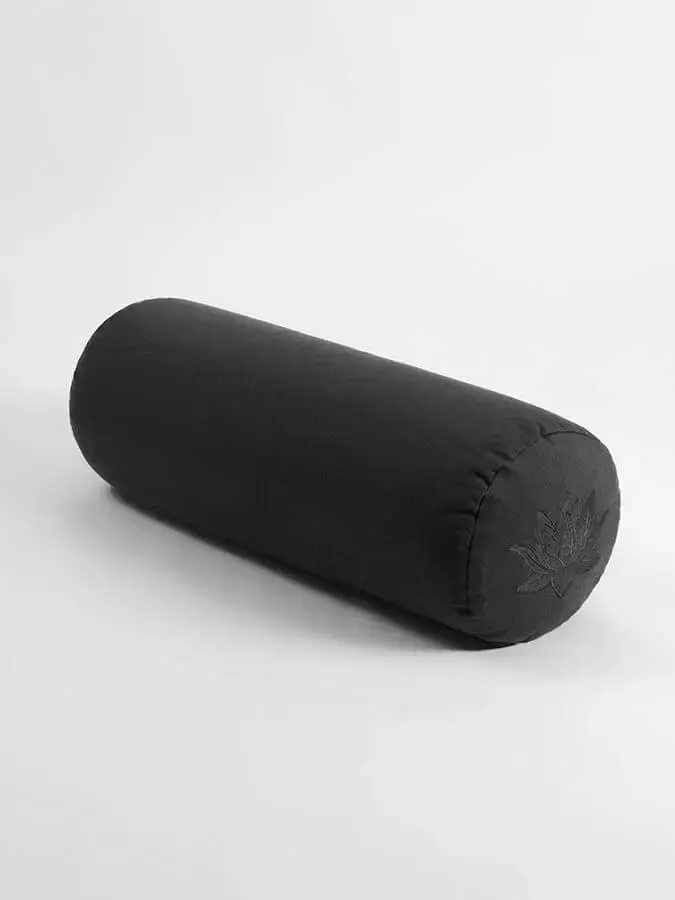 Yoga Studio Organic Cotton Buckwheat Lotus Meditation Bolster Cushion - Image 35