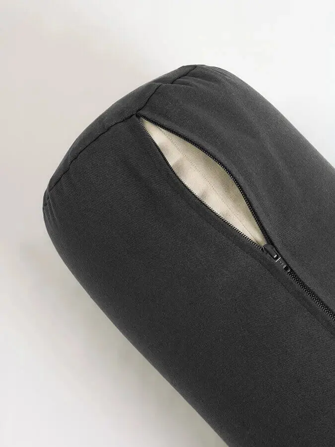 Yoga Studio Organic Cotton Buckwheat Lotus Meditation Bolster Cushion - Image 38
