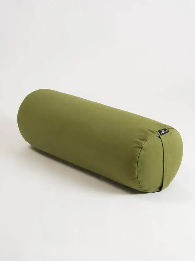 Yoga Studio Organic Cotton Buckwheat Lotus Meditation Bolster Cushion - Image 41