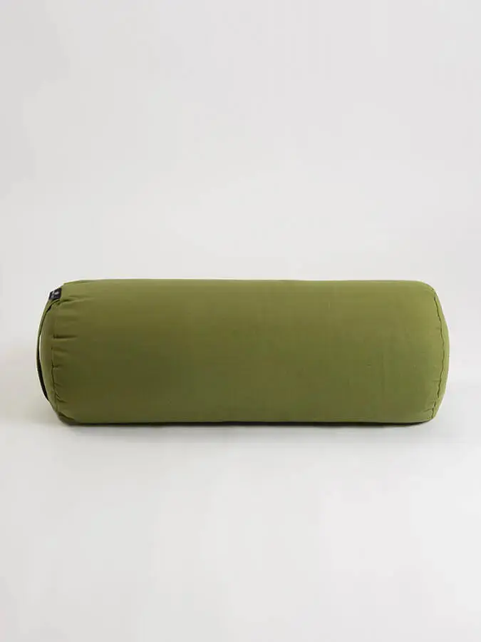 Yoga Studio Organic Cotton Buckwheat Lotus Meditation Bolster Cushion - Image 42