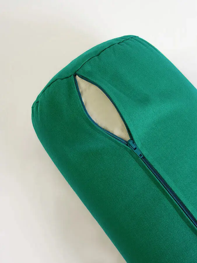 Yoga Studio Organic Cotton Buckwheat Lotus Meditation Bolster Cushion - Image 48
