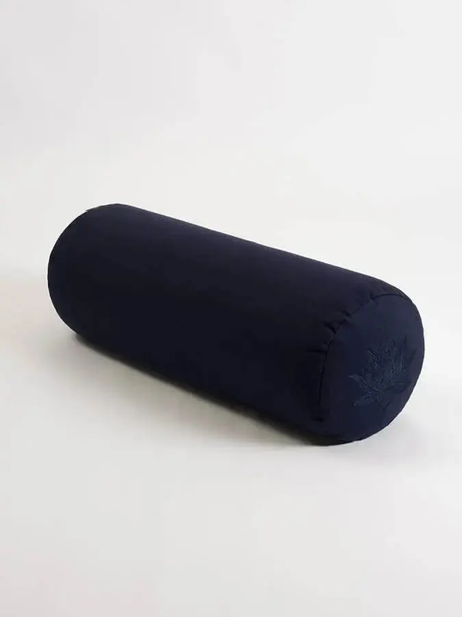 Yoga Studio Organic Cotton Buckwheat Lotus Meditation Bolster Cushion - Image 50