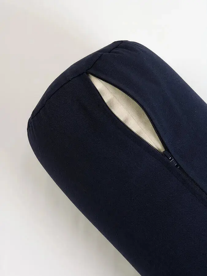 Yoga Studio Organic Cotton Buckwheat Lotus Meditation Bolster Cushion - Image 53