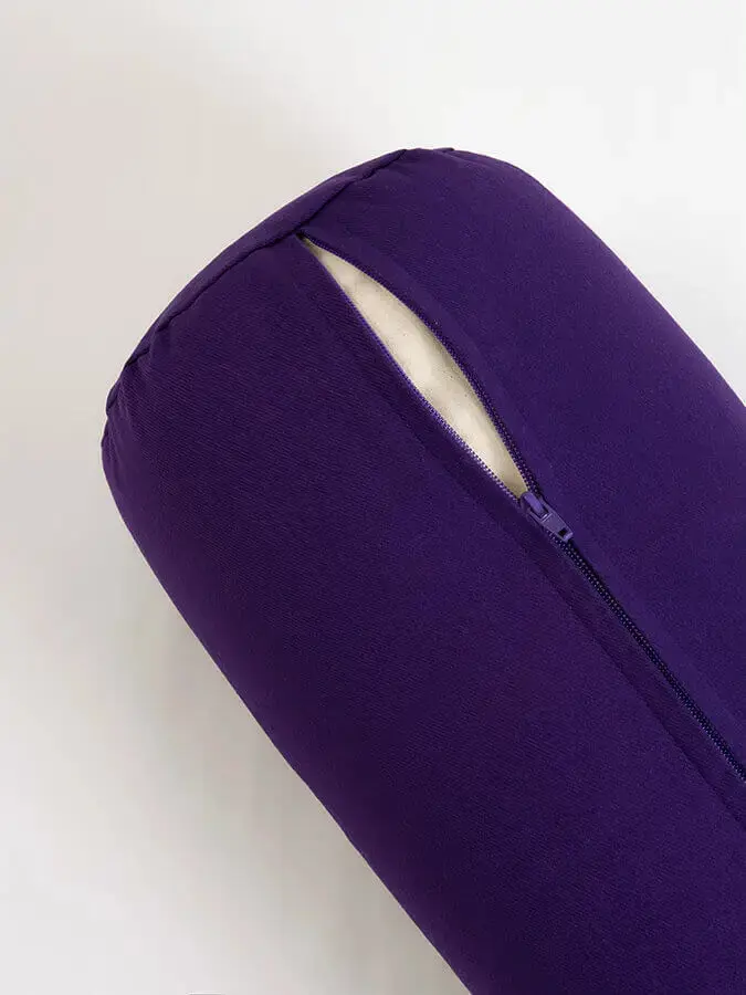 Yoga Studio Organic Cotton Buckwheat Lotus Meditation Bolster Cushion - Image 58