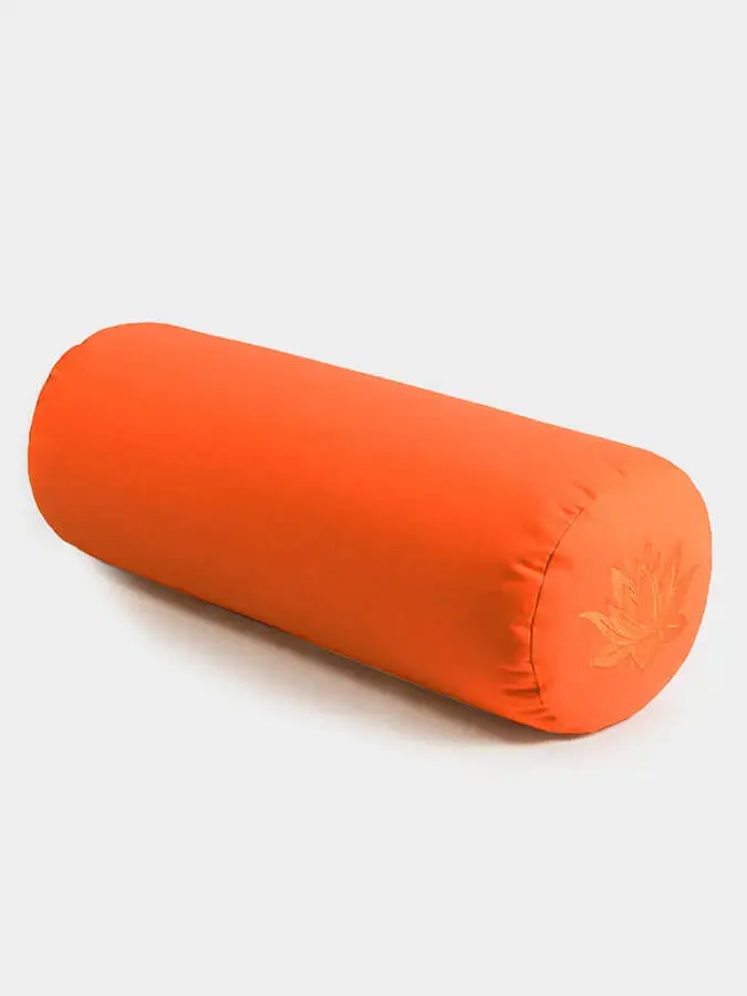 Yoga Studio Organic Cotton Buckwheat Lotus Meditation Bolster Cushion - Image 6