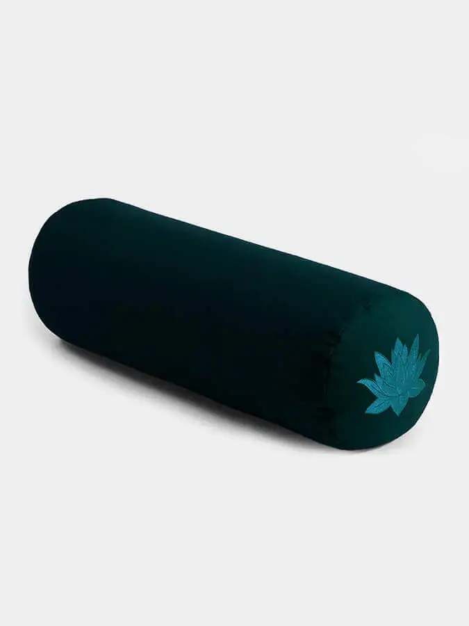 Yoga Studio Organic Cotton Buckwheat Lotus Meditation Bolster Cushion - Image 65