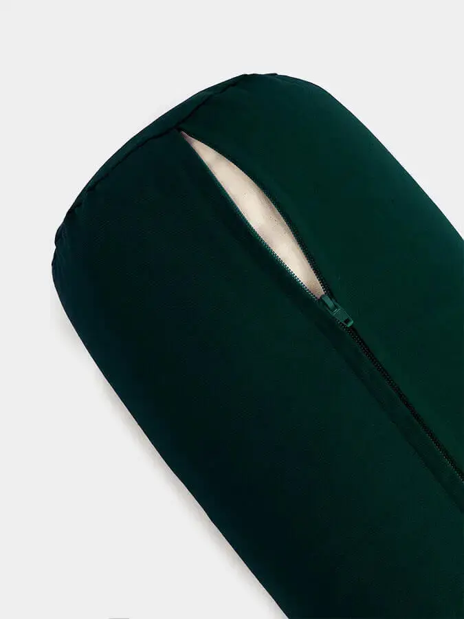 Yoga Studio Organic Cotton Buckwheat Lotus Meditation Bolster Cushion - Image 68