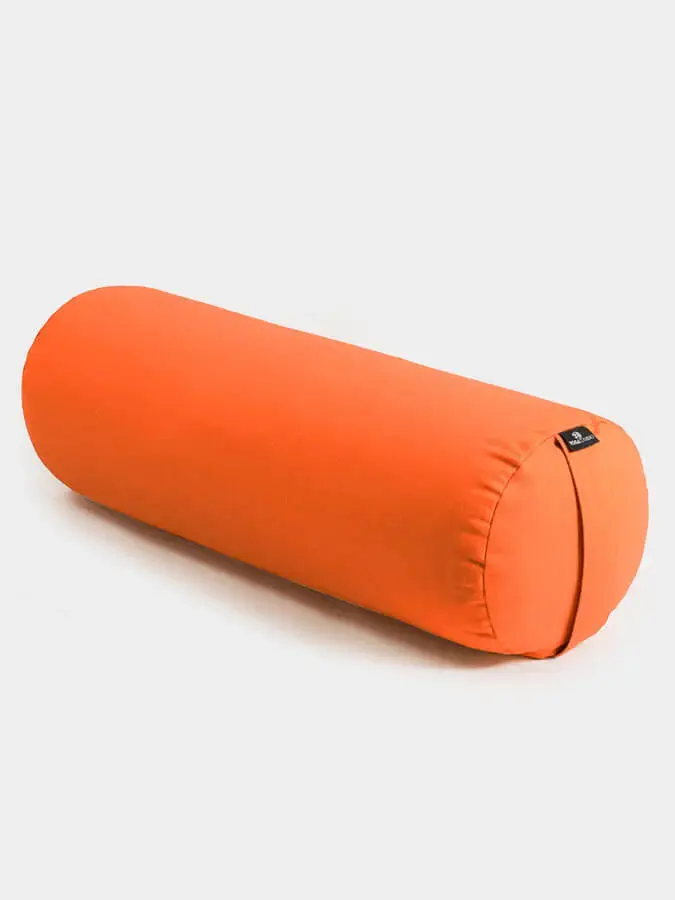 Yoga Studio Organic Cotton Buckwheat Lotus Meditation Bolster Cushion - Image 7