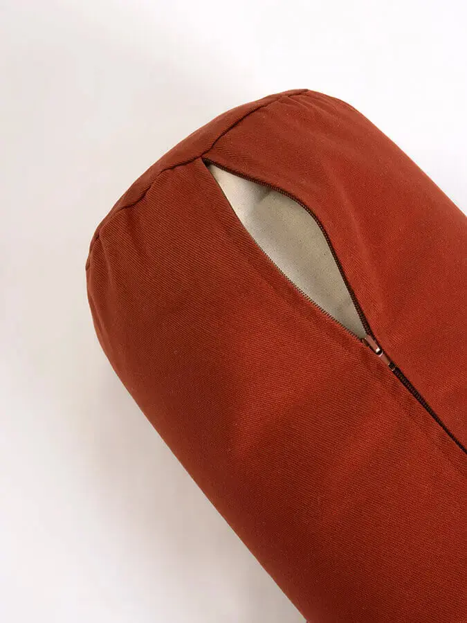 Yoga Studio Organic Cotton Buckwheat Lotus Meditation Bolster Cushion - Image 73