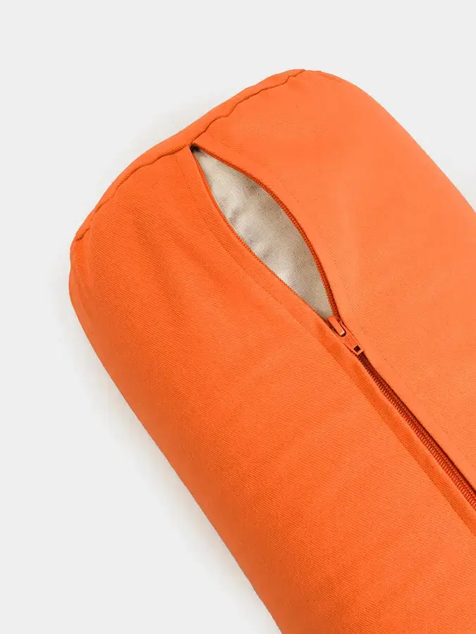 Yoga Studio Organic Cotton Buckwheat Lotus Meditation Bolster Cushion - Image 9