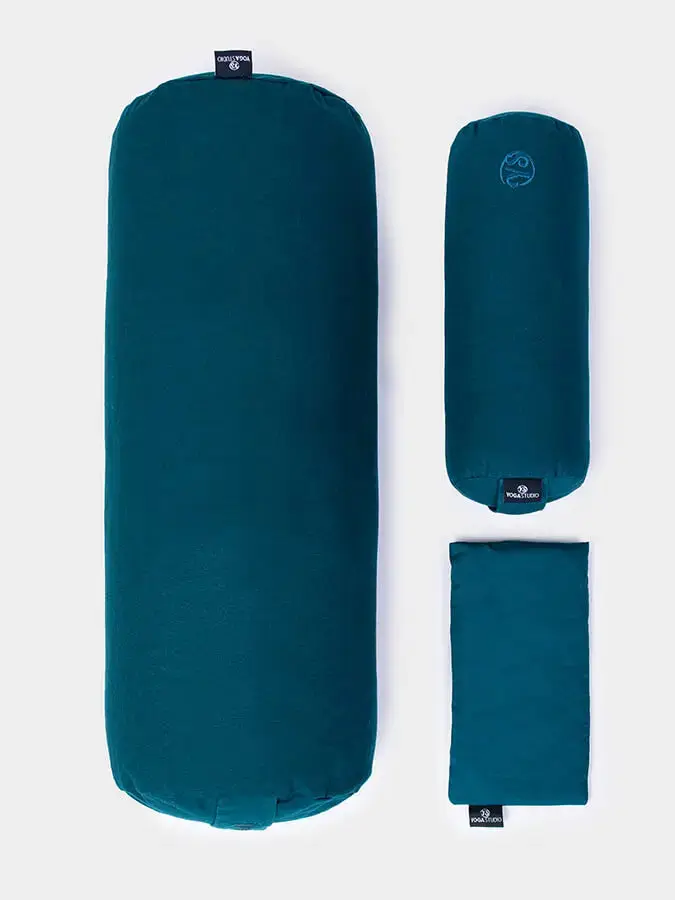 Yoga Studio Organic Meditation Bolster & Eye Pillow Set - Relax - Image 11