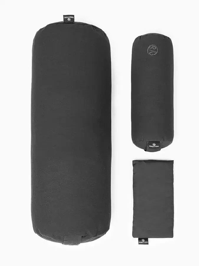 Yoga Studio Organic Meditation Bolster & Eye Pillow Set - Relax - Image 16