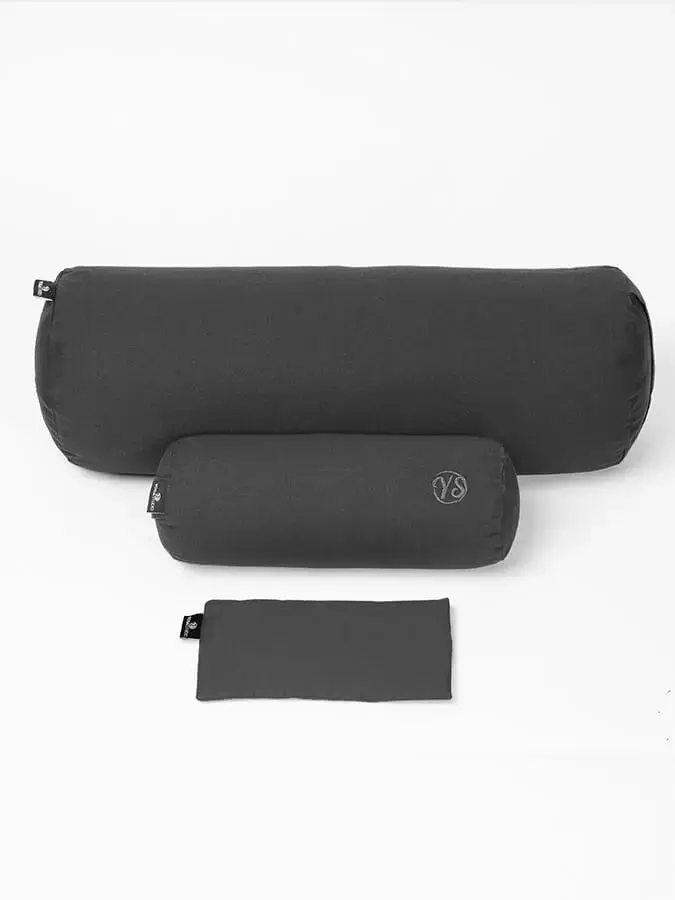 Yoga Studio Organic Meditation Bolster & Eye Pillow Set - Relax - Image 18