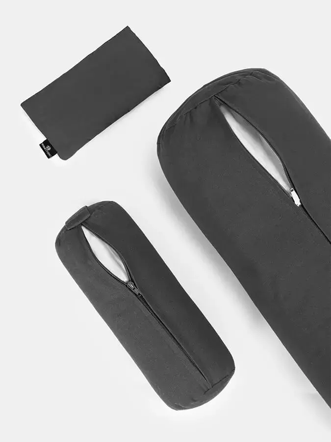 Yoga Studio Organic Meditation Bolster & Eye Pillow Set - Relax - Image 19