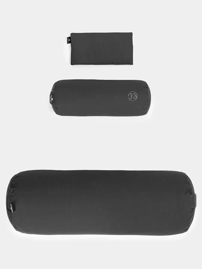 Yoga Studio Organic Meditation Bolster & Eye Pillow Set - Relax - Image 20