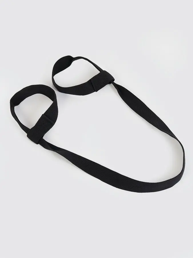 Yoga Studio Yoga Mat Unbranded Strap Carrier - Black - Image 2
